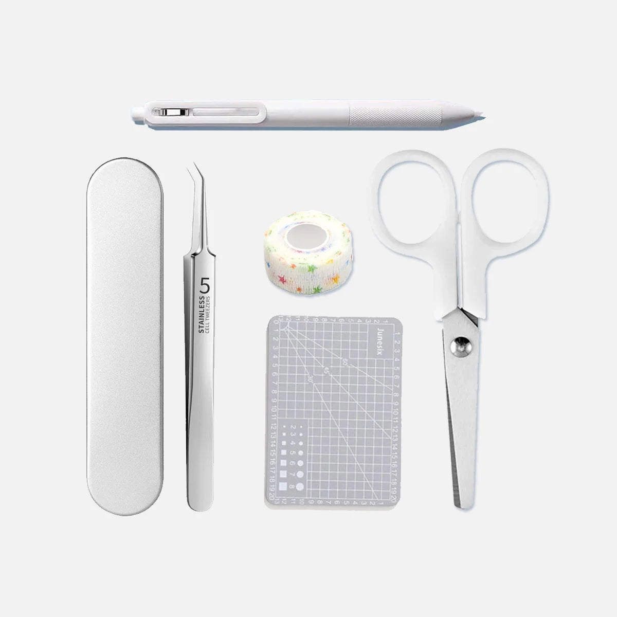 Tools – Essential tools for DIY crafts, including scissors, tweezers, and other crafting essentials for perfecting your projects.