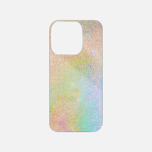 Super Iridescent Star back decor card featuring a shimmering, starry design for customizing phone cases, adding a touch of sparkle and style to your phone.