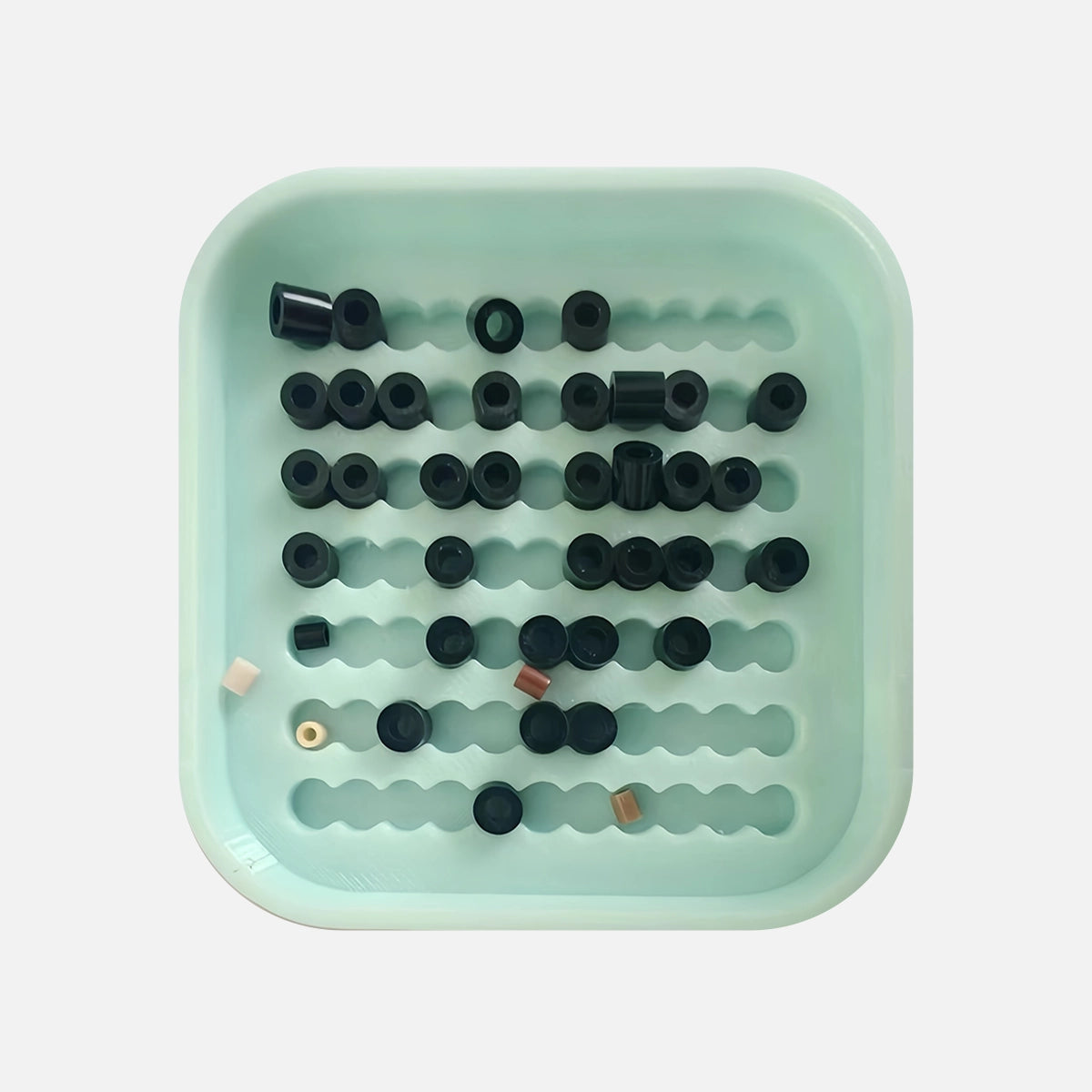 Fuse Bead Standing Arrangement Tray designed for 2.6mm and 5.0mm fuse beads, providing easy organization and arrangement.