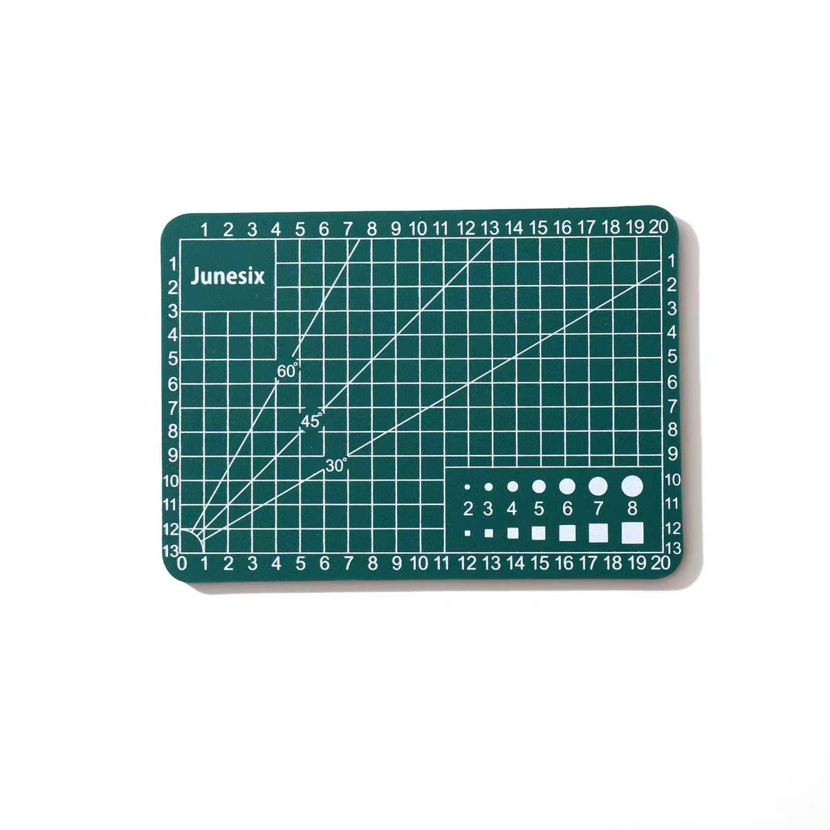 A7 Self-Healing Cutting Mat – Green Color, 3mm Thick with Grid Guide