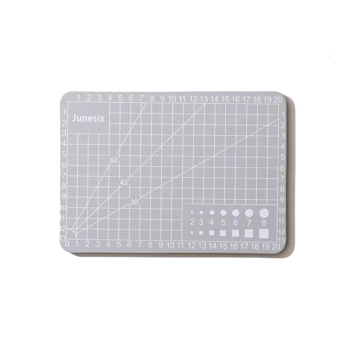 A7 Self-Healing Cutting Mat – Grey Color, 3mm Thick with Grid Guide