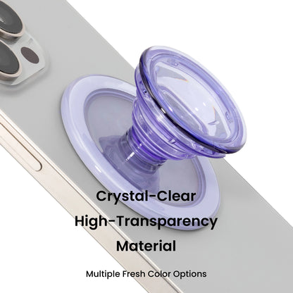 Colorful Transparent MagSafe Phone Stand | Durable Non-Slip Dual-Stage Pop-Up Design - COTD