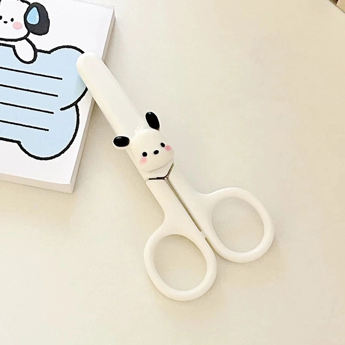 DIY Journaling Scissors Tools | Cute Puppy Design with Protective Cover - COTD