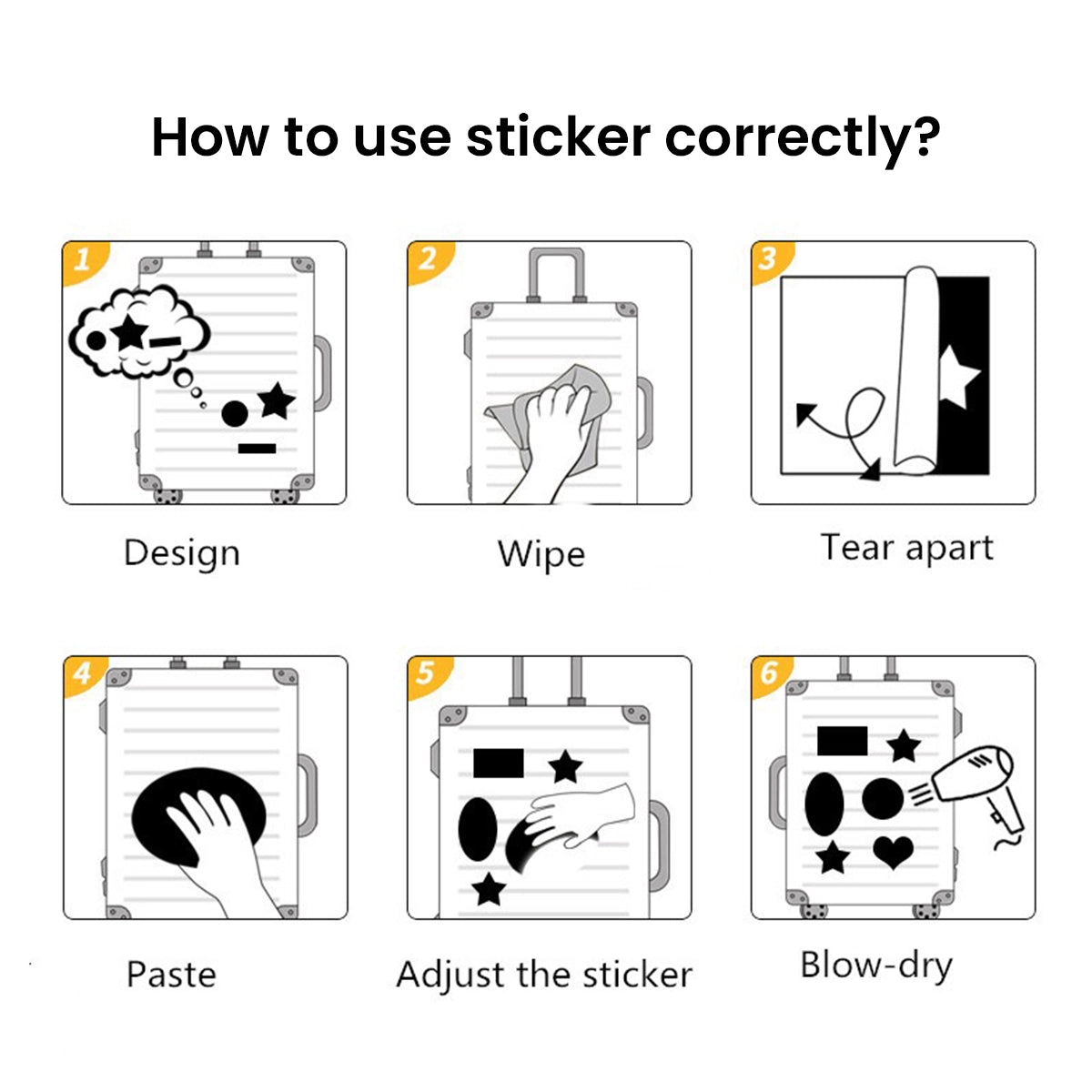 How to Use Mocha Girl DIY Stickers - Step-by-Step