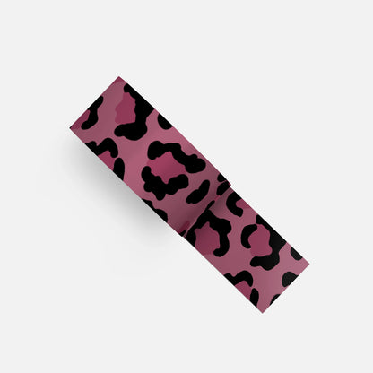 Pink leopard washi tape included in the Y2K Laser Phone Case Sticker Kit, perfect for adding a bold and fashionable accent to your phone case design.