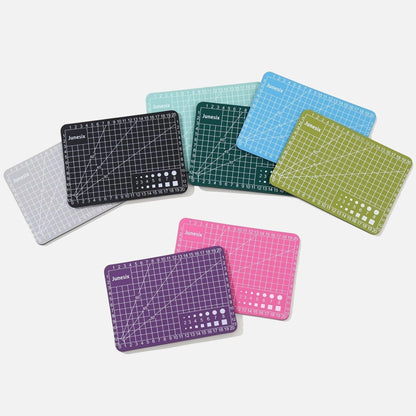 Professional A7 Self-Healing Cutting Mat – 8 Colors, 3mm Thick, Grid Guide for Crafting